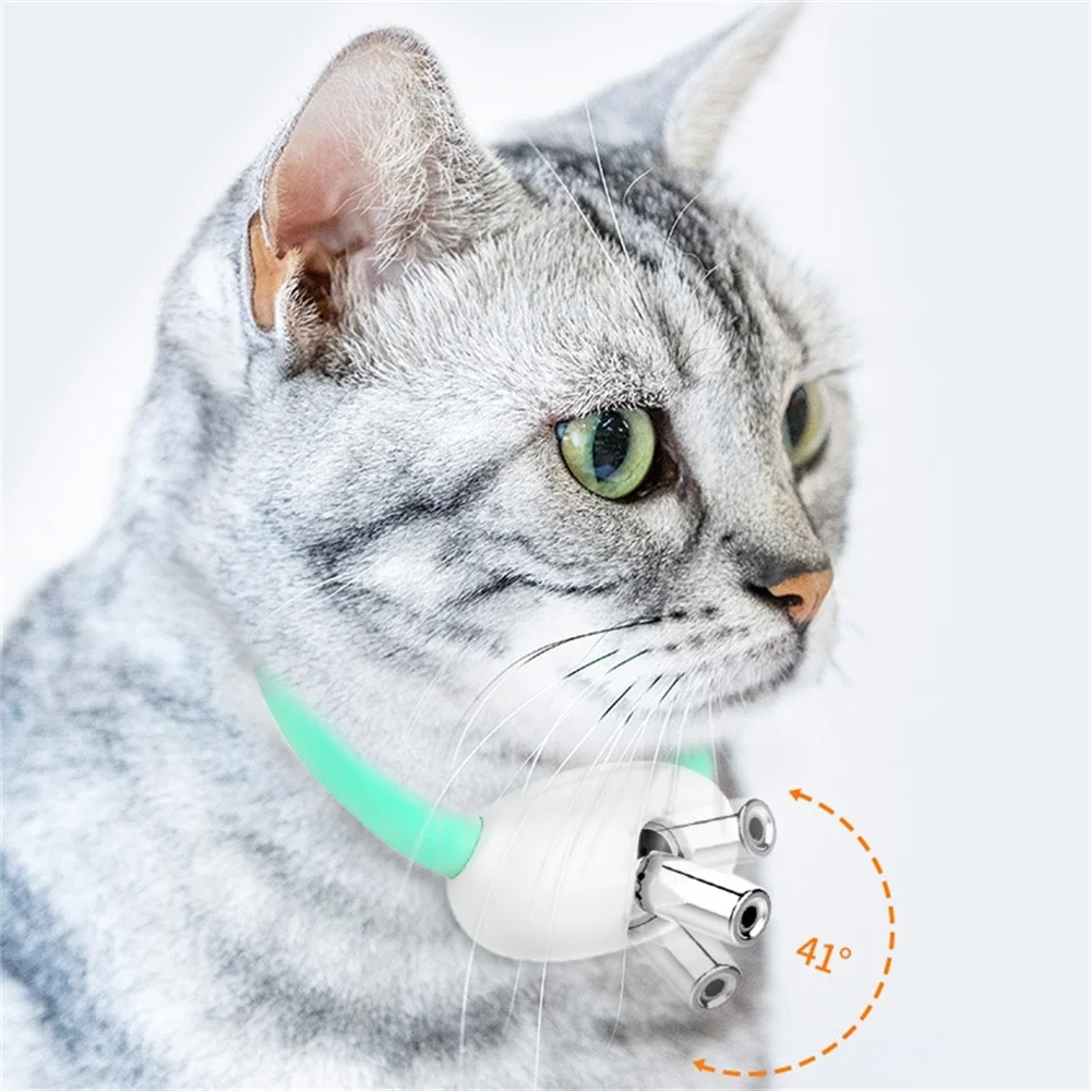 LED Light Infrared Pet Laser Collar Toy New Cat Interactive Laser Toy For Cat Self Entertainment Amusing Collar