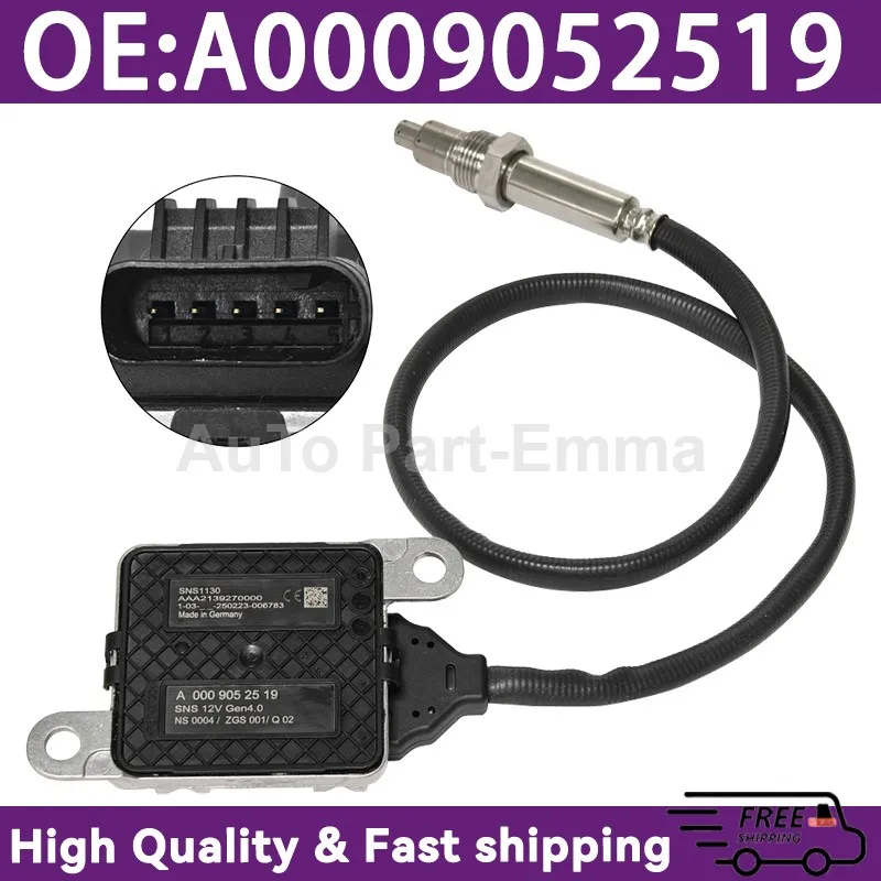 

Автомобильный датчик азота и кислорода A0009052519 0009052519 Высокопроизводительный датчик оксида NOX для Mercedes Benz W222 V222 X222 GLC