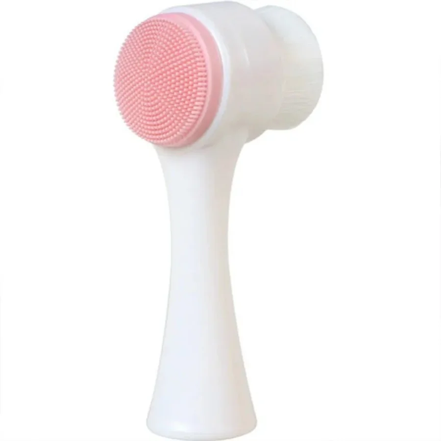Nettoyeur de pattes et brosse de Massage en Silicone pour animaux de compagnie, outil de toilettage double face pour manteaux et griffes saines, 1 pièce
