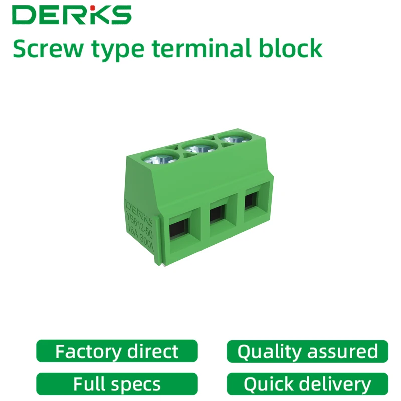 Factory direct pcb soldering circuit board terminals DERKS  YB612-508