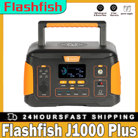 Flashfish J1000 Plus 1000W Portable Power Station, 932.4Wh/252000mAh Backup Solar Generator, 15W Wireless Charging