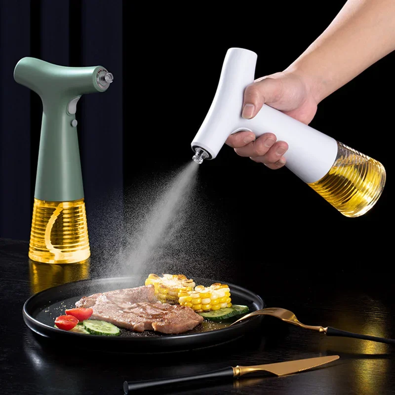 

Электрический распылитель для оливкового масла, диспенсер с зарядкой через USB, креативная банка для соевого соуса, бутылка для хранения уксуса для барбекю, кухонный распылитель масла