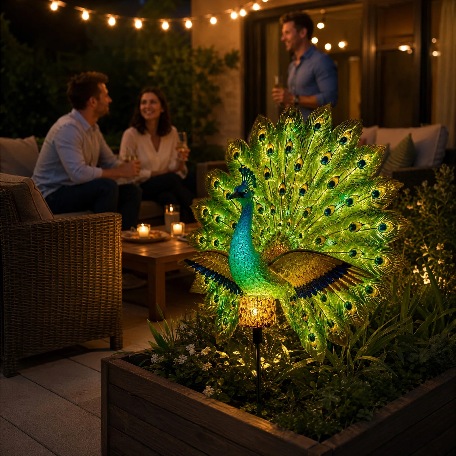 Güneş Enerjili Tavus Kuşu Bahç - Outdoor Yard Power Stake incelemesi ve fiyatı