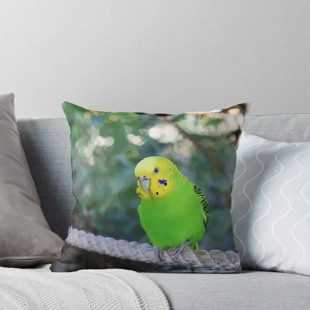 

Budgie Throw Pillow Cushion Child pillow cover luxury Decorative Cushions anime girl pillow