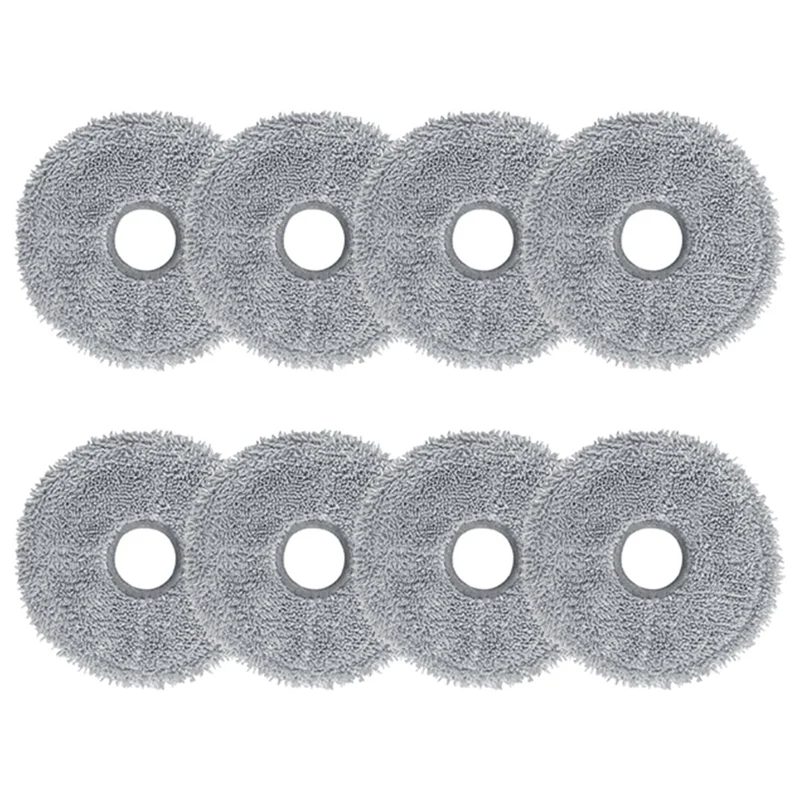 Stable-8 Piece Mop Cloths Rag For Dreame X30 Pro Robot Vacuums Replacement Accessory Accessories