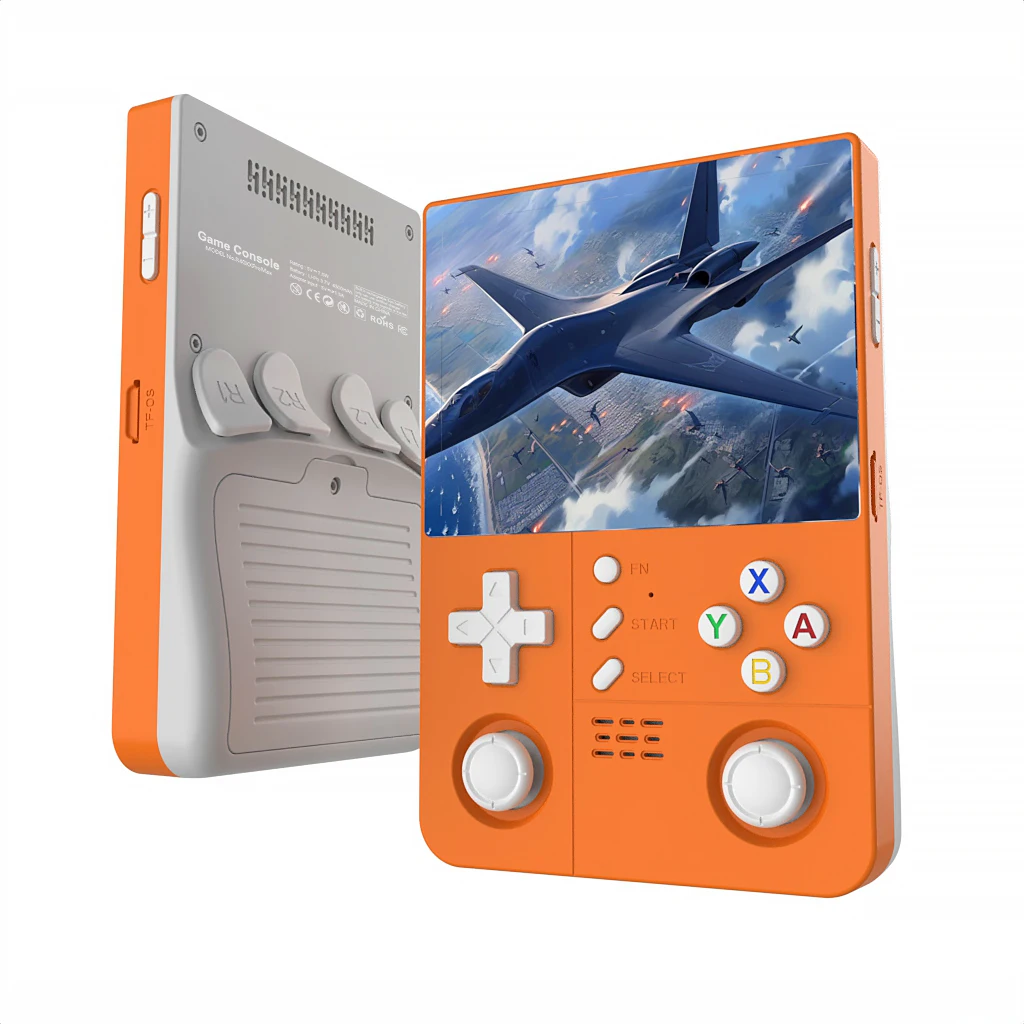 BOYHOM R 40XX Pro Max Retro-Spielekonsole 4,2 Zoll IPS-Bildschirm 4000mAh Tragbare Handheld-Konsole Eingebautes WLAN R0XXPRO Kindergeschenk