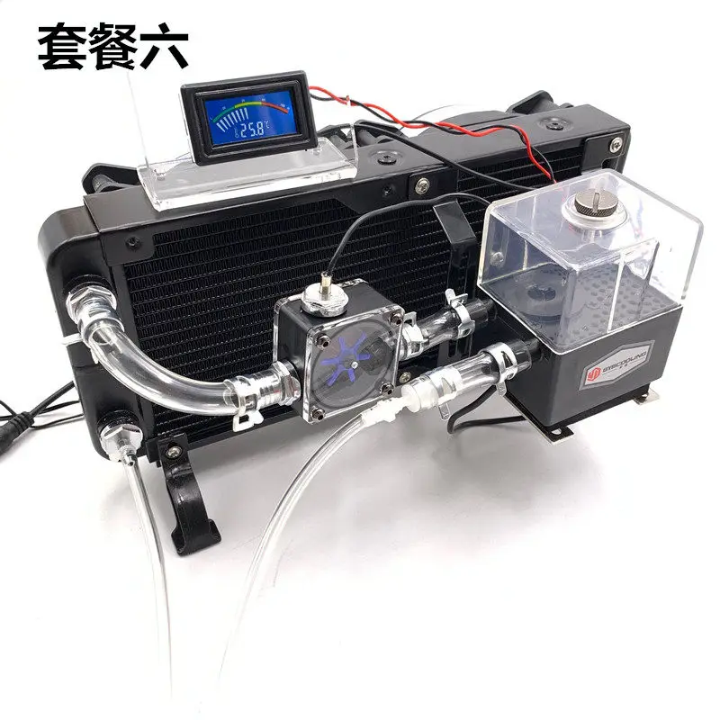 notebook water-cooled external modified radiator, computer game console radiator 300T all-in-one machine water-cooled