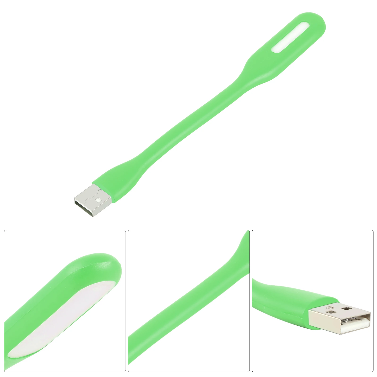 Mini luz noturna flexível usb, portátil, super clara, para leitura, lâmpada de leitura, para carregador portátil, pc, laptop, notebook, drop shipping