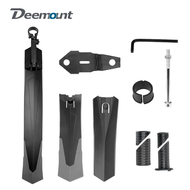 Deemount 1 Pair New Bicycle Mudguard Mountain 26 27.5 29 inch Bike Mud Wings Front/Rear Fender Quick Mount 27.2-34.9mm Seatpost