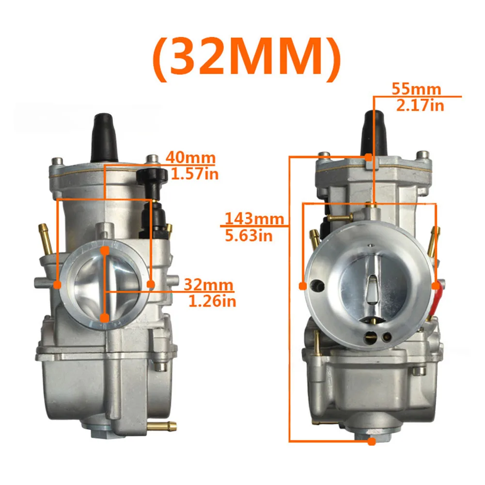 For KEIHIN For PWK Carburetor for 250cc Bikes Scooters & ATVs Optimized Airflow for Enhanced Engine Performance