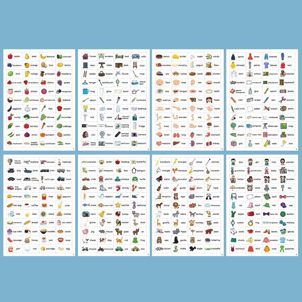 الكلمات الإنجليزية تعلم ملصقات ديكور الأسرة الروتينية اليومية الجمل المكافآت ملصق المعلم وسائل تعليمية مونتيسوري