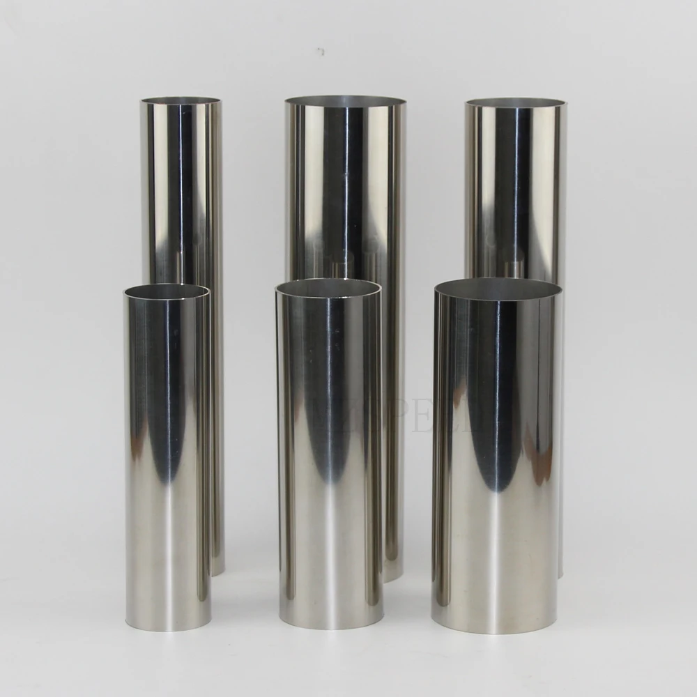 Car Exhaust pipe muffler connection wall thickness 1.2mm 304 stainless steel pipe outer diameter 32/38/51/63/76/89mm steel pipe