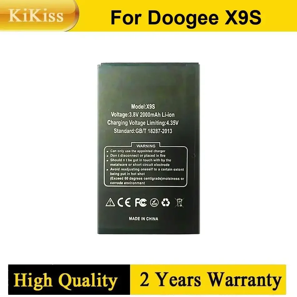 

For Doogee X9S Mobile Phone Battery Eco-Friendly Powerful