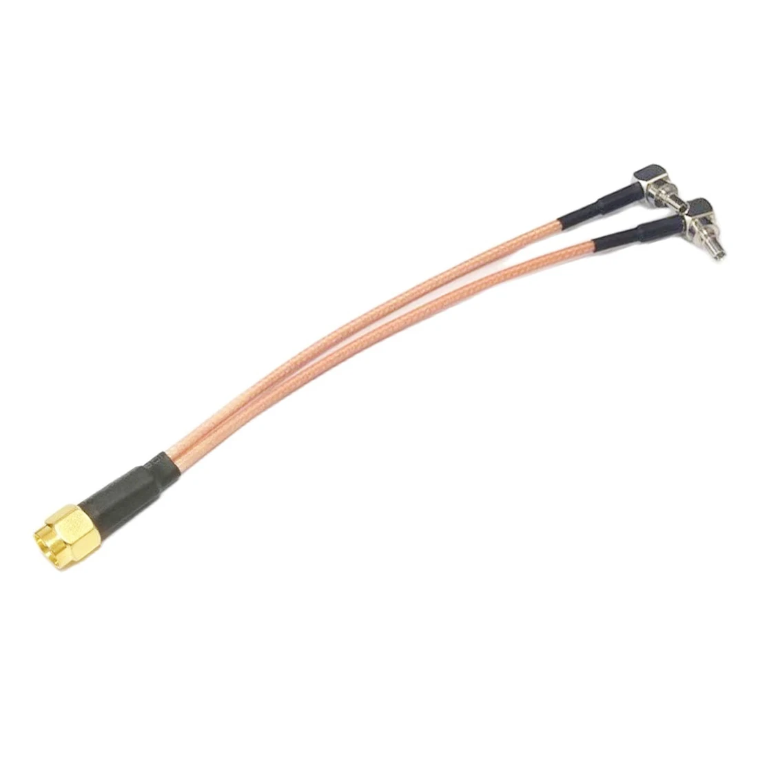 1pc SMA Male to 2X CRC9 Splitter Combiner RG316 Jumper Cable Adapter 15CM for 3G USB Modem