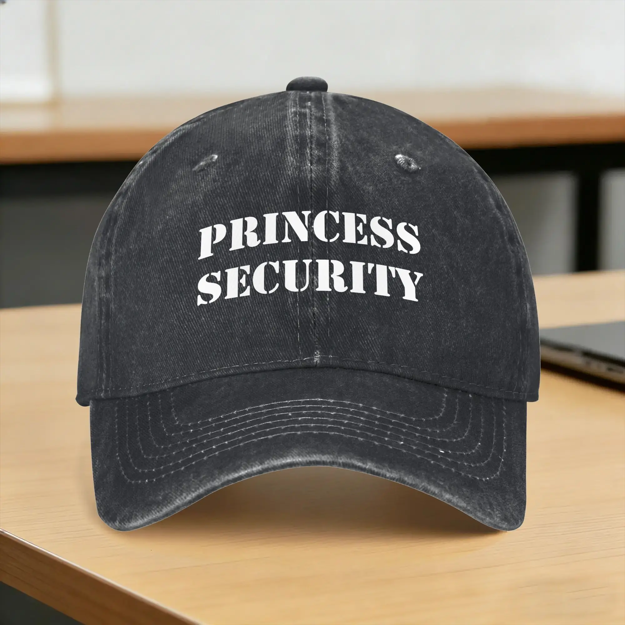 Funny Princess Security Halloween Chaperone Costume Party Casual Baseball Cap  Tennis Skate Trucker Hat Spring Baseball Caps
