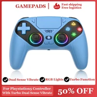 Controlador inalámbrico para Ps5/Ps5 Pro/Ps5 Slim/Pc con Joystick Hall, mando de doble vibración, programación Turbo de doble sentido