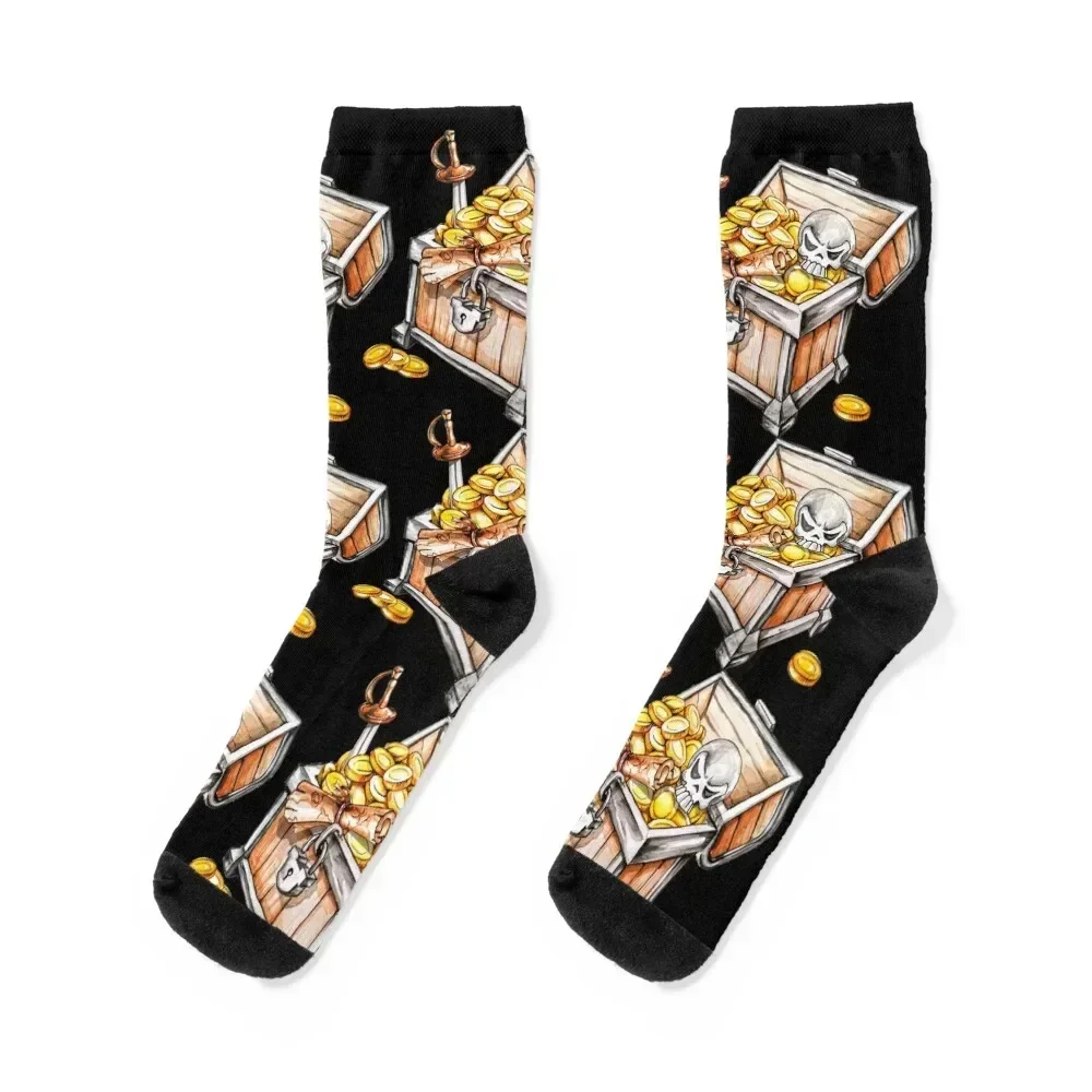 

Happy Socks Toe sports new year with print Christmas Ladies Socks Men's