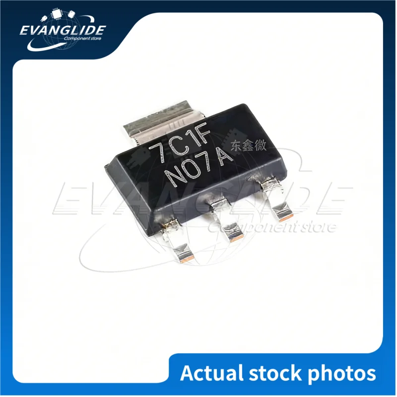 

50 шт./лот, 100% оригинальные и новые LM317AEMPX с трафаретной печатью N07A SOT-223 ADO, в наличии, оптовая скидка