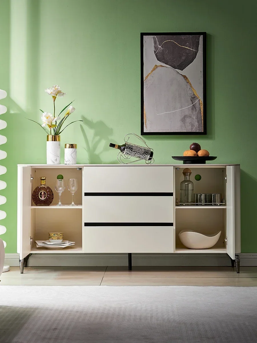 Stenen plaat entreekast modern minimalistisch huis hal locker theekast decoratieve multifunctionele dressoirkast
