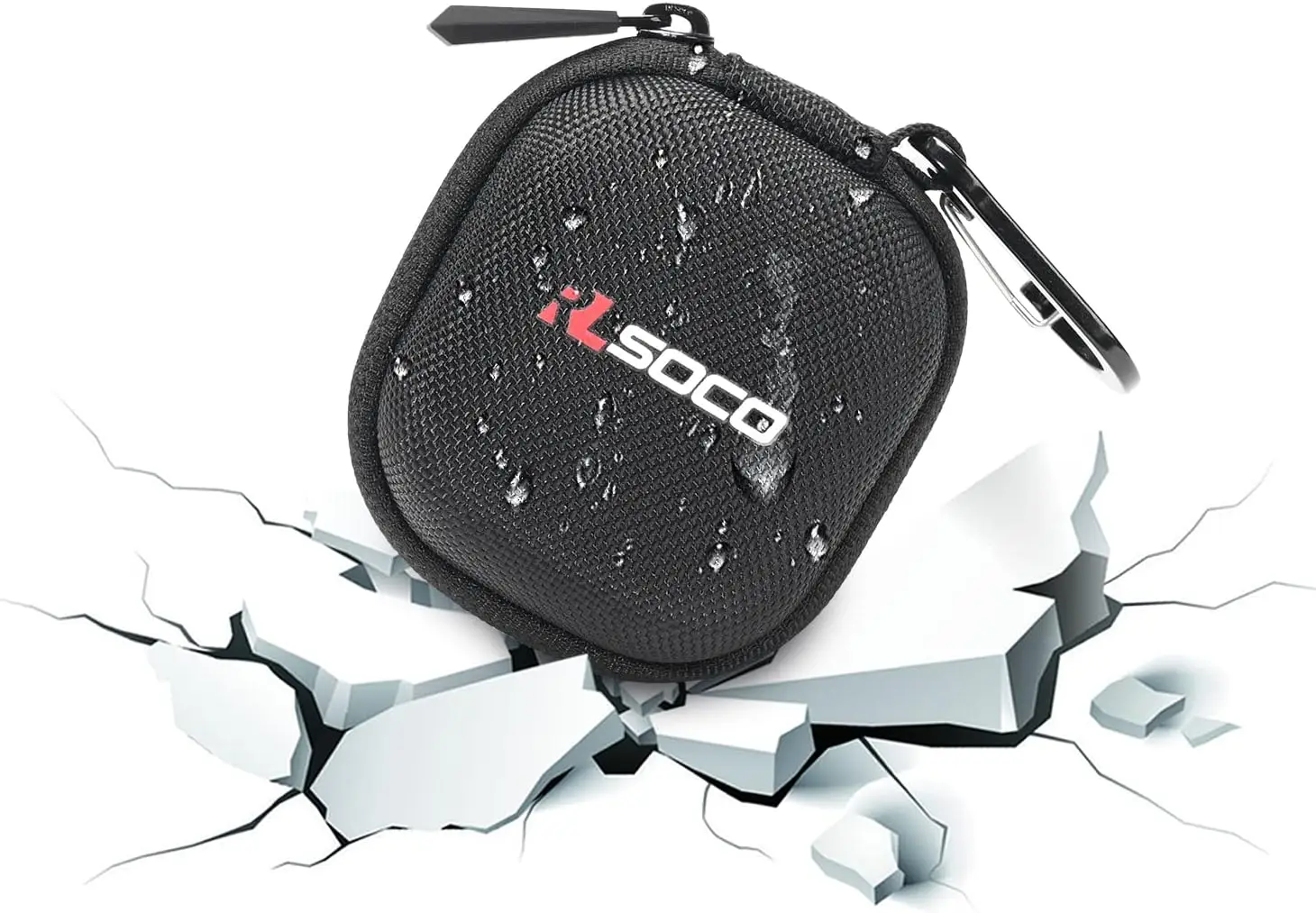 

Hard Case for Timekettle M3 Language Translator Earbuds Travel Portable EVA Hard Protective Shell Organizer with Carabiner Clip