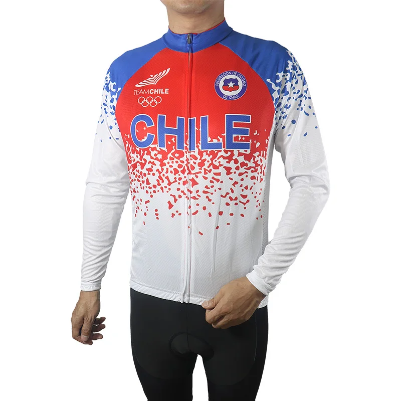 

Cycling Jersey Long Sleeve, Motocross Sweater, Road Top, MTB Jacket, Cycling Wear, Cyclism Coat, Bike Shirt, Chile Bike Clothing