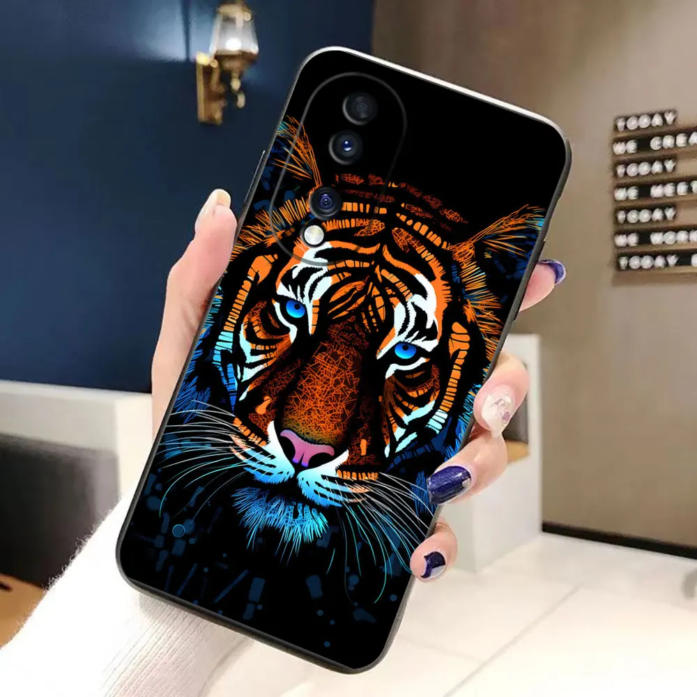 Wolf Tiger Dragon Phone Case For HONOR 400 20 90 X5C X6B X7 X7A X7B X7D X8B X9 X9B X9D X9A HUAWEI NOVA 3I 7I 8I P30 Case Cover view 4