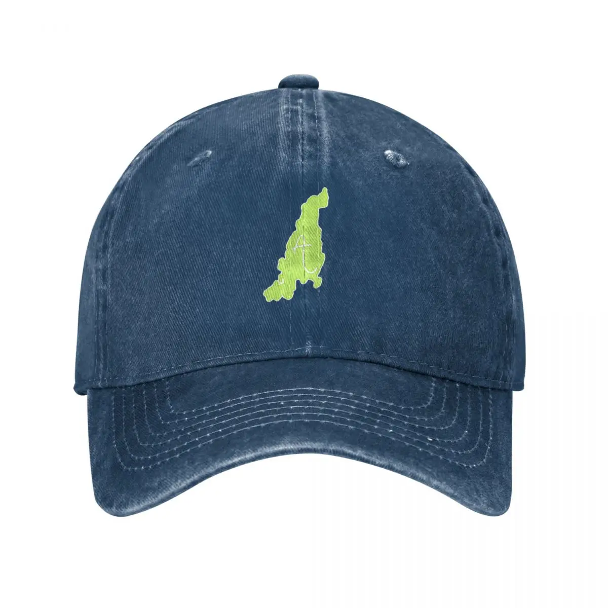 Aquidneck Island Green Baseball Cap Bobble Hat Hip Hop Male Women's