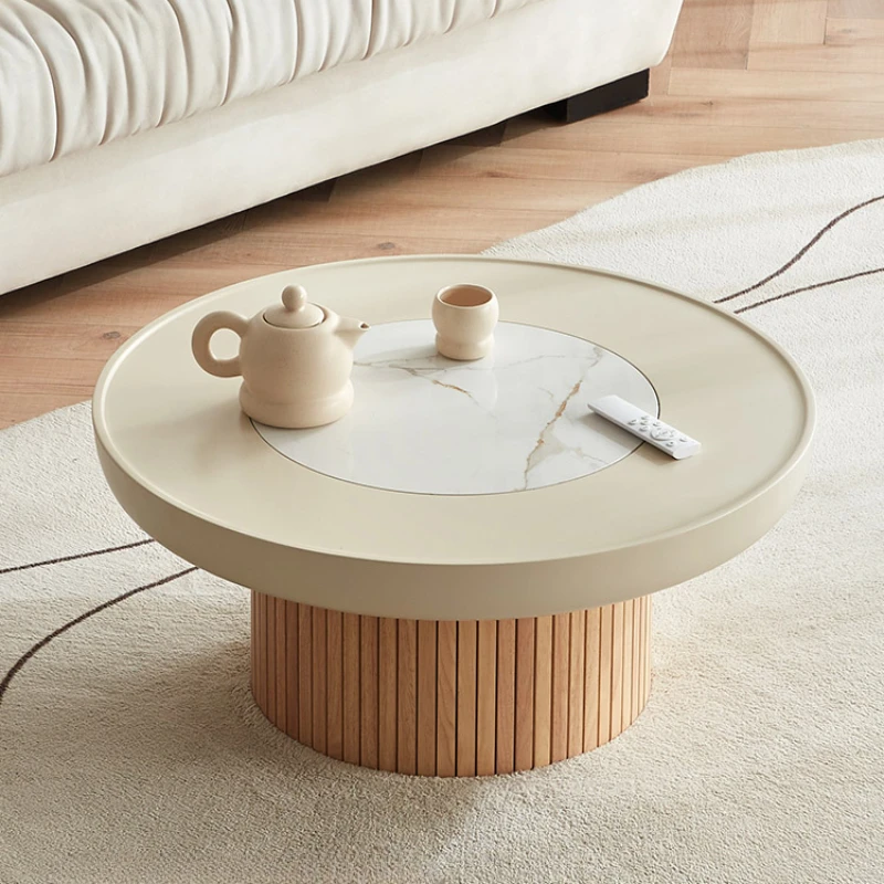 

Round Design Coffee Tables Bedroom Living Room Luxury Nordic Neat Salon Console Table Floor Mesa De Centro De Sala Furniture