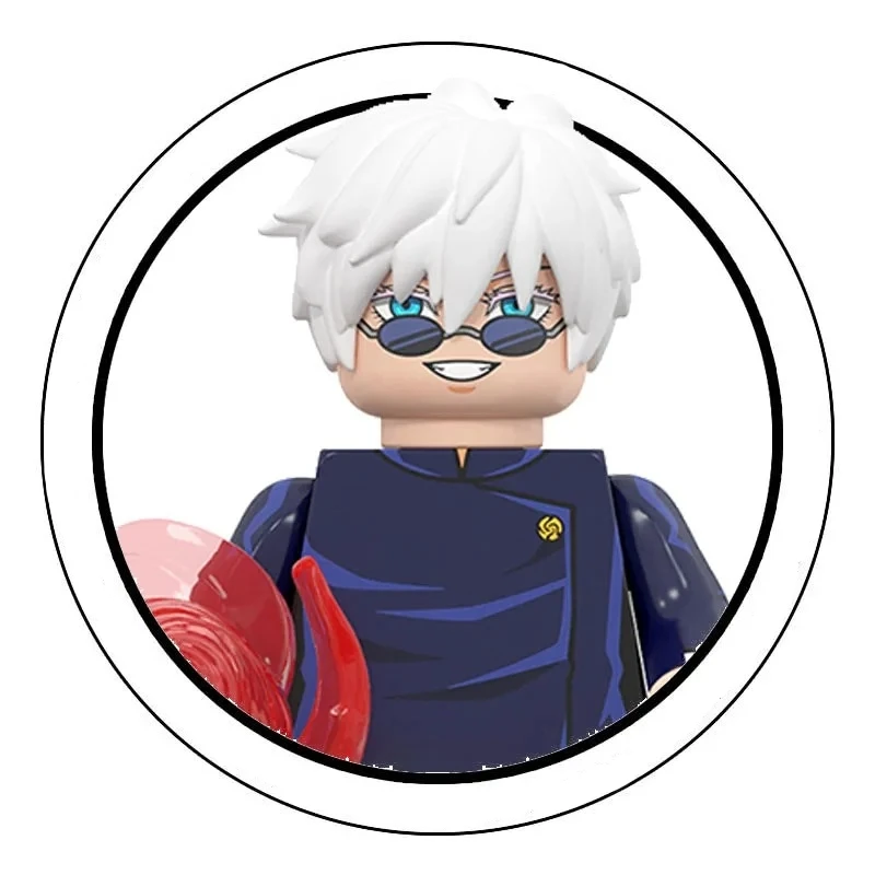 Blind Box WM6201 WM6202 WM6139 WM6140 Jujutsu Kaisen Bouwstenen Mini Action Figure Itadori Yuji Gojo Satoru Ryomen Gift en Y