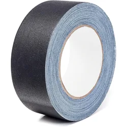 Non-Reflective Gaffer Tape: Black & White Matte, for Photography, Filming, Backdrop, Cable, Stage - Heavy Duty, Easy Tear