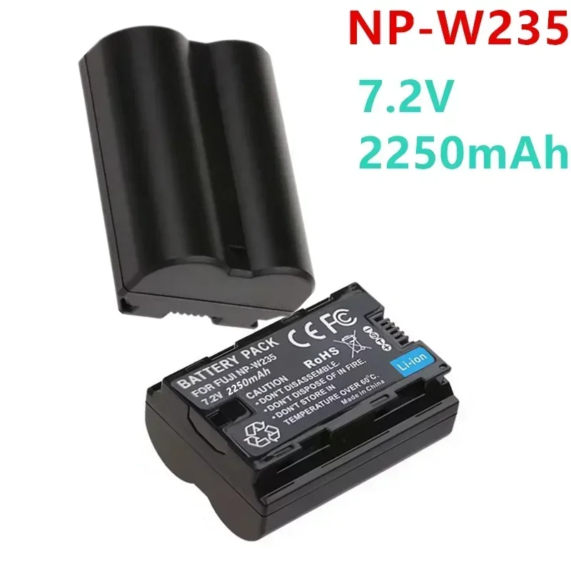 Substituição da bateria de 2250mah NP-W235 np w235 para fujifilm fuji X-T4, câmera digital xt4