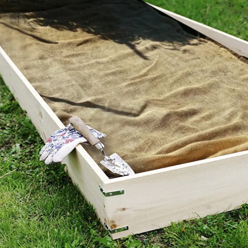 الخيش الطبيعي النسيج الاعشاب حاجز أثار السرير بطانة البذور غطاء شجرة التفاف أداة البستنة في الهواء الطلق