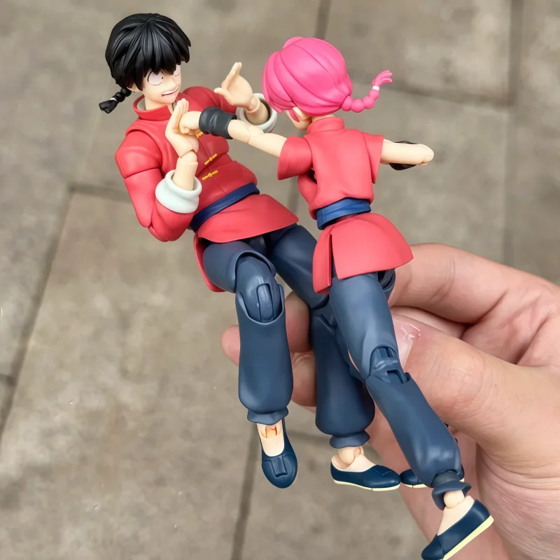 

In Stock Bandai S.H.F Ranma 1/2 Character Figurine Articulated Toy Collection Anime Periphery Cute Desktop Decoration Girl Gift
