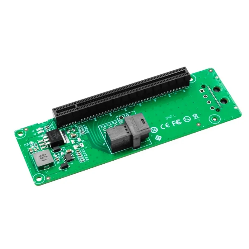 

1 Port Pcie Slot Expansion Card SFF-8643 To Pcie X16 Slot Adapter With 15Pin Power Connector