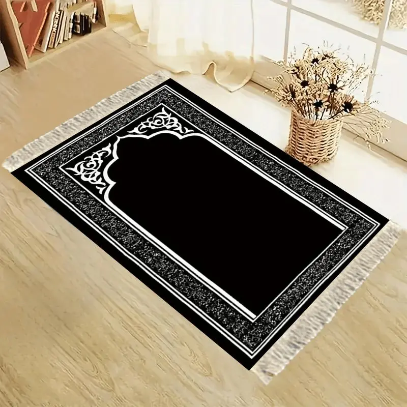 VIKAMA Minimalist Worship Blanket Durable and Easy to Clean Classical Worship Kneeling Mosque Pilgrimage Prayer Mat