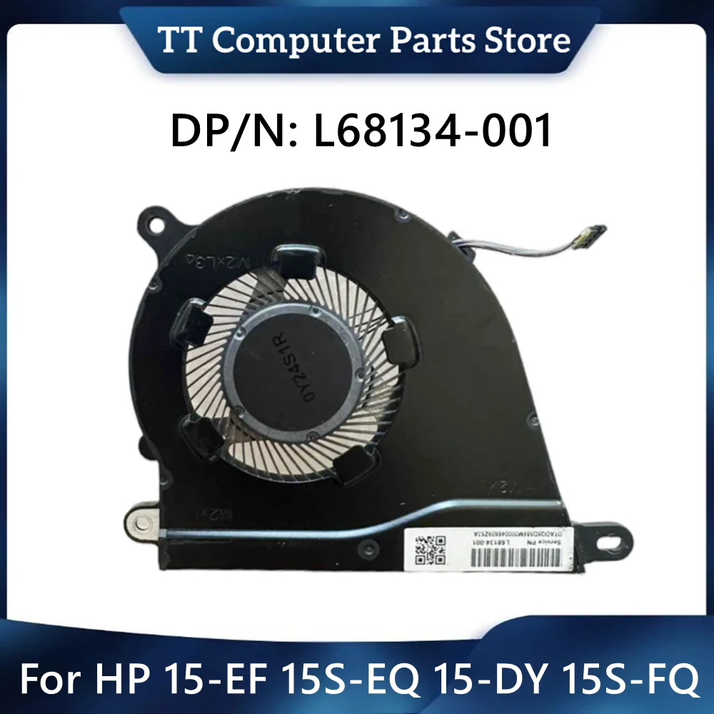 TT L68134-001 Original For HP 15-EF 15S-EQ 15-DY 15S-FQ Laptop Cooling Fan Cooler Fan Heatsink Radiator High Quality