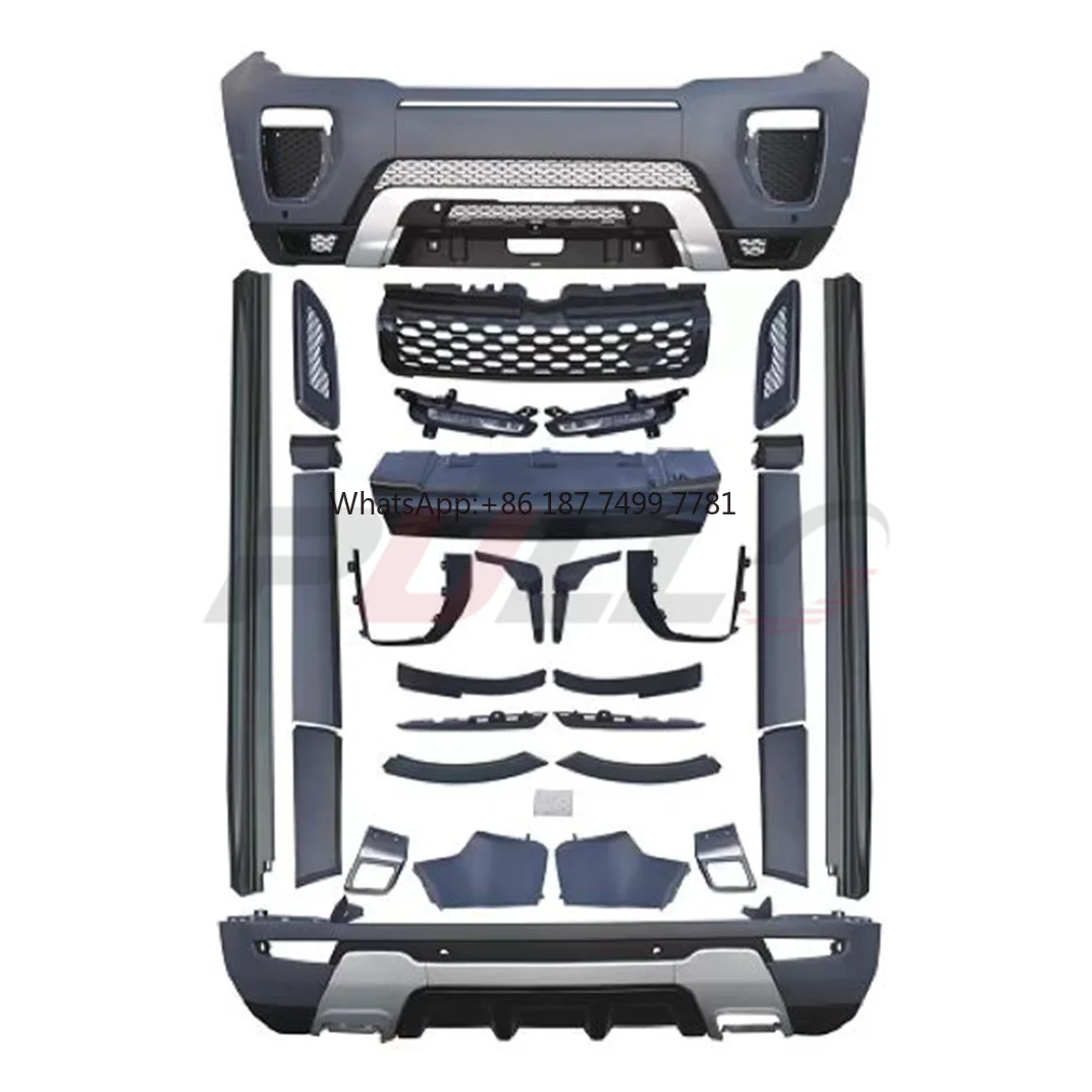 

Для Range Rover Evoque 2010–2016 динамический включает передний и задний бампер с боковой юбкой на решетке