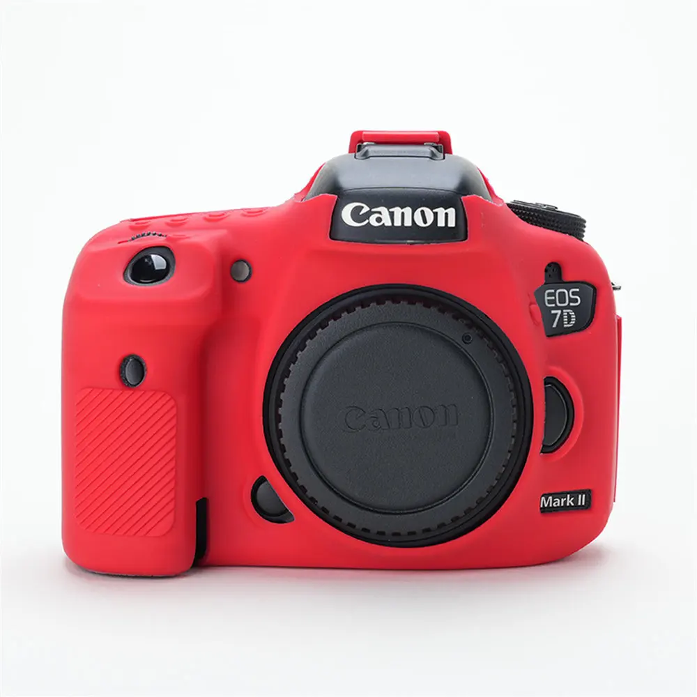 Case For Canon EOS 5D2 5D3 5D4 6D 6D2 7D 7D2 750D 850D 80D 90D 800D 4000D 650D 700D 200D 250D Soft Silicone Armor Camera Body