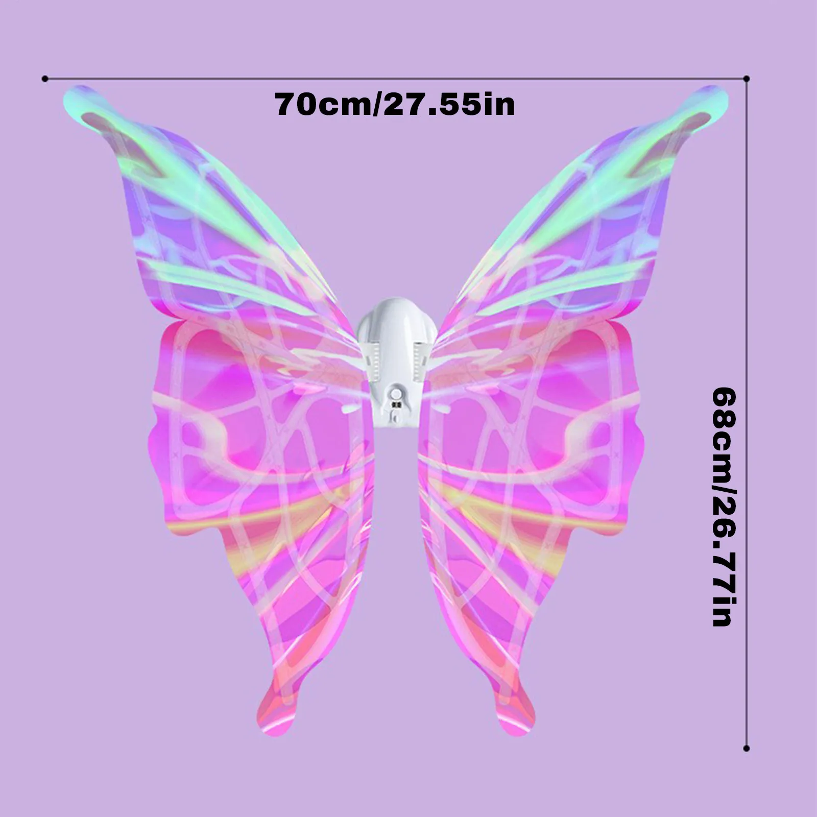 Children's Electric Butterfly , A Birthday Gift For Children，Luminous Butterfly  For Girls - LED  Toy With Flapping  Music