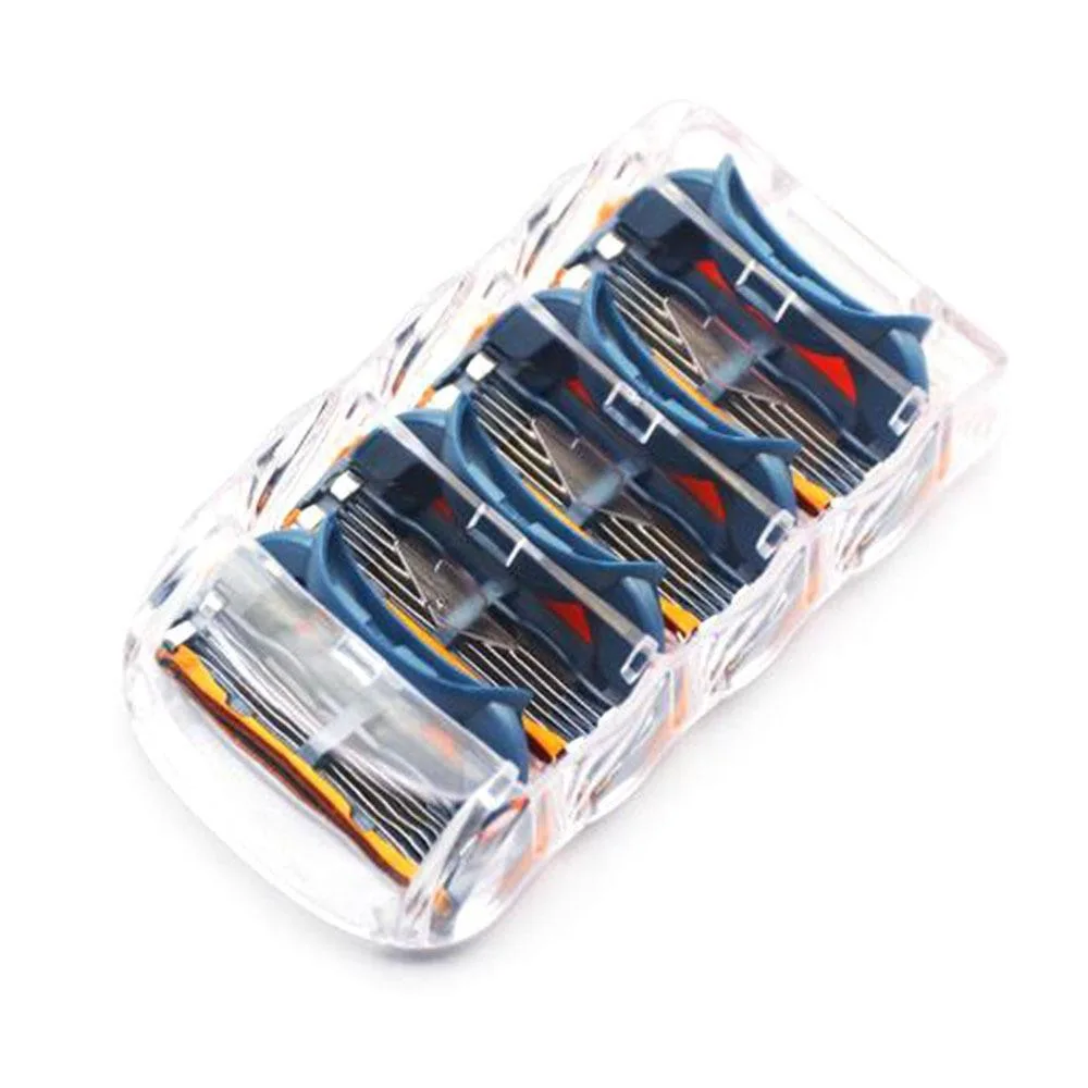 Men's Fusion Razor 5/6-layer Men's Razor Fusion Pro Power Shaving Shaver Male Face Beard Hair Trimmer 5 Layer Blades Replacement view 6