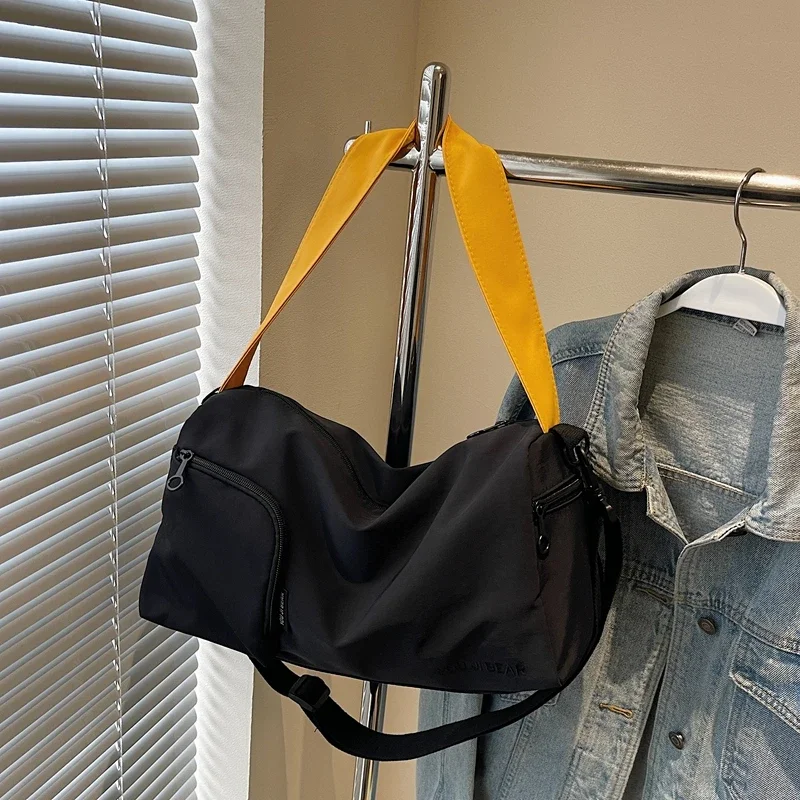 

Повседневная нейлоновая сумка через плечо унисекс, новинка 2025 года, повседневная сумка через плечо большой вместимости, универсальная сумка через плечо Bolsos для поездок на работу