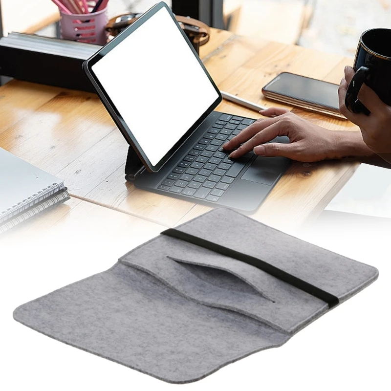 Drawing Tablet Felt Storage Sleeve Bag Carrying Case For dtc133 dth134 Tablets Protector Lightweighted