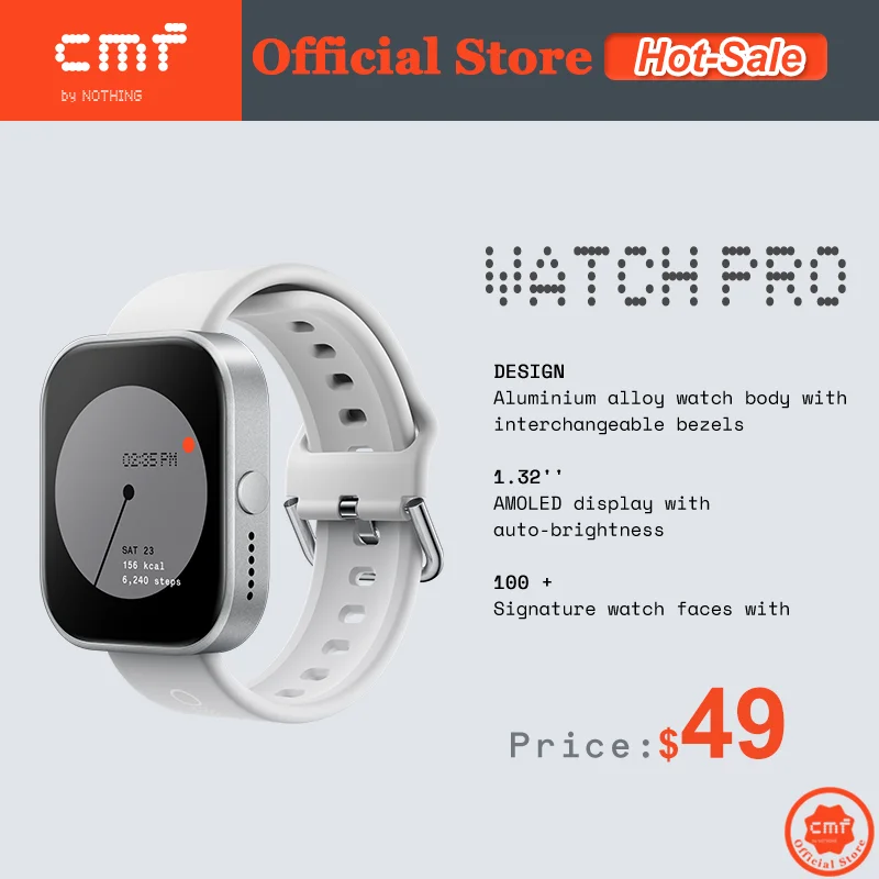 Global Version CMF by Nothing Watch Pro 1.96