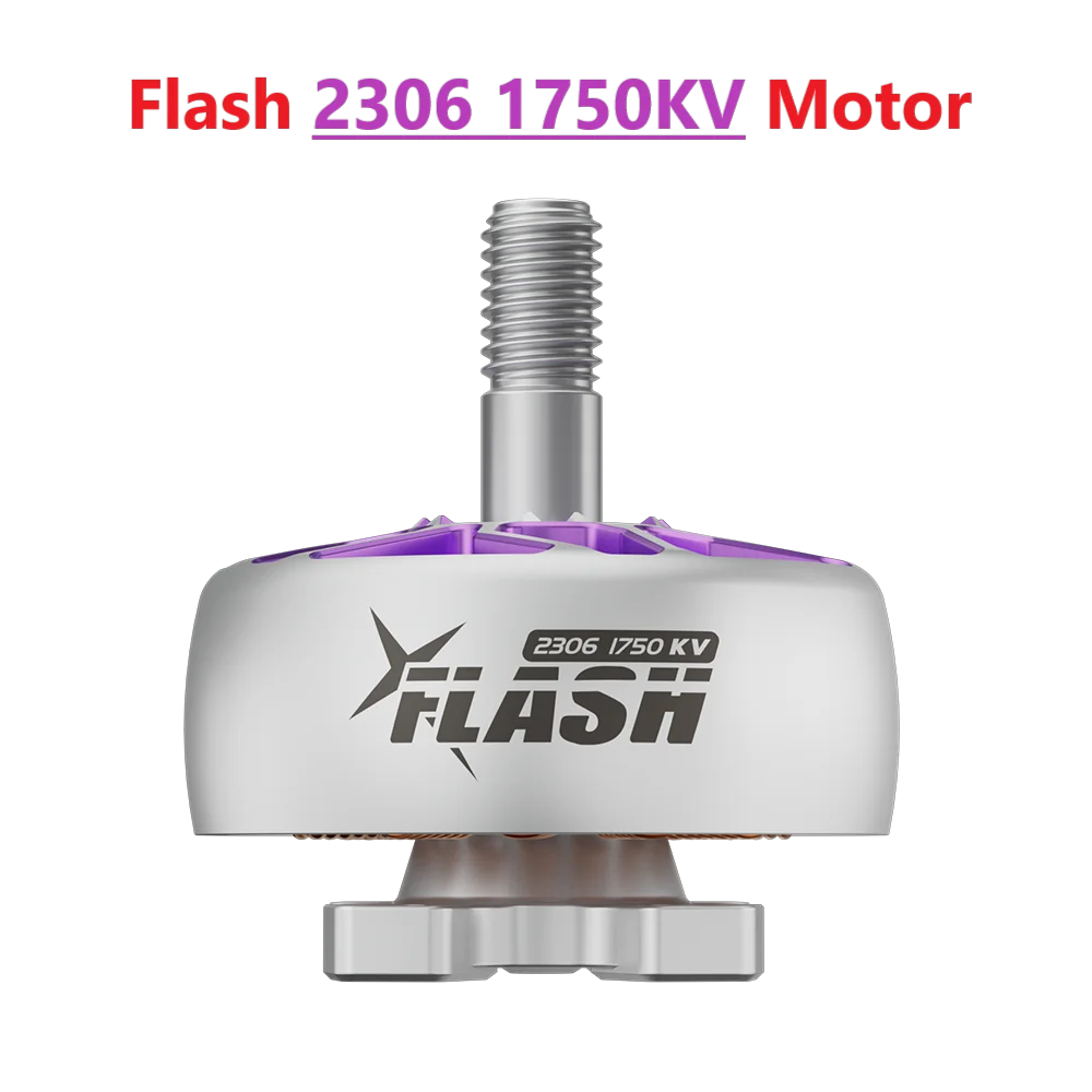 

FlyFishRC Flash Brushless Motor 2306 1750KV High-Speed Motor Compatible with 5-6 Inch Propeller for RC FPV Racing Drone Parts