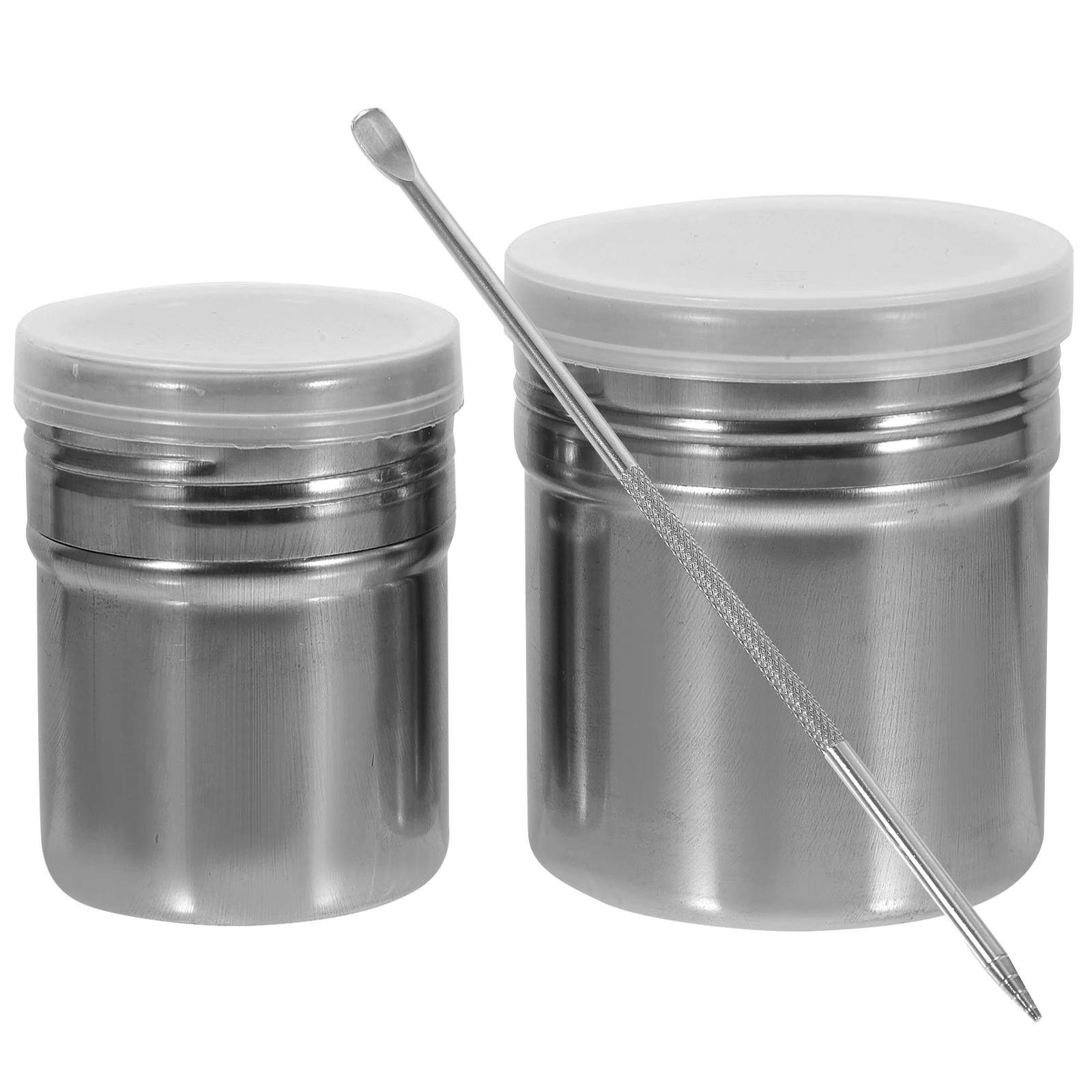 

1 Set Condiment Barbecue Salt Container Portable Sugar Shaker Spice Jar Metal Seasoning Bottle For Hotel Restaurant Camping