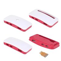 Red-White Case For Raspberry Pi  Zero/ W/ 2W