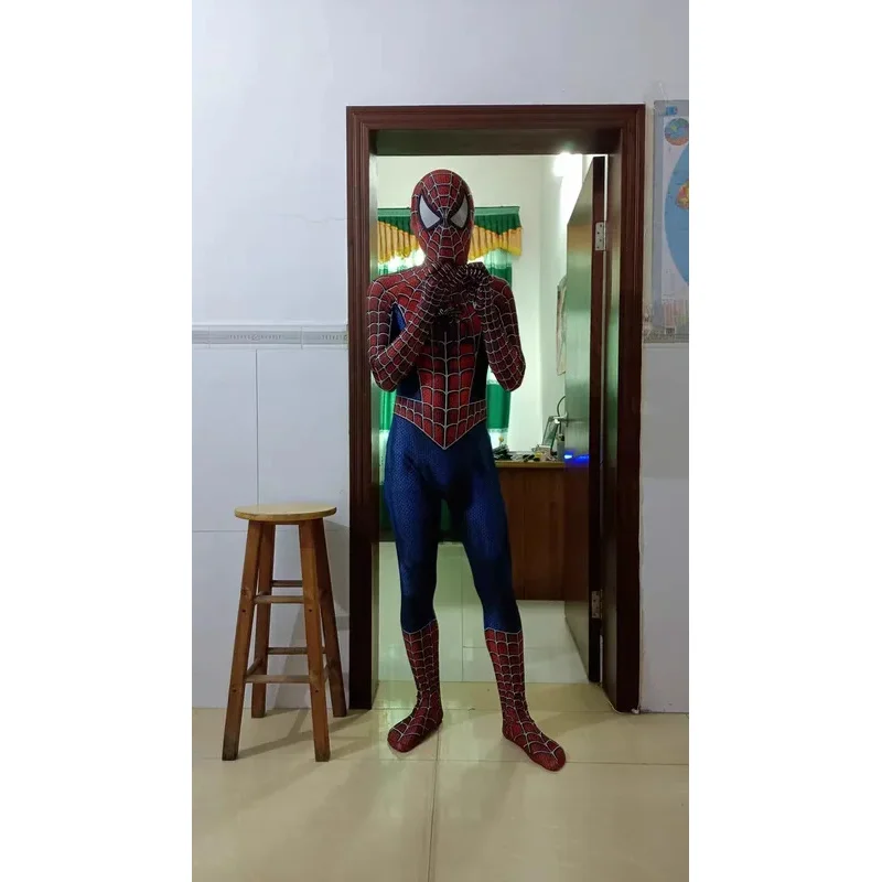 Una Famiglia Amorosa Classico Raimi Costume cosplay di Halloween 3D Stampato Bambini Adulto Zentai Suit Spiderhero 2025 Nuovo