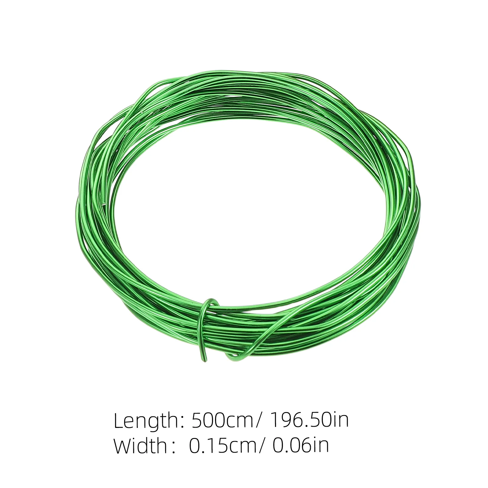 6 قطعة سلك ألومنيوم ملون 1.5 مللي متر مرنة دائم صياغة سلسلة معدنية Diy بها بنفسك صنع المجوهرات إكليل الأزهار النحت النمذجة #5