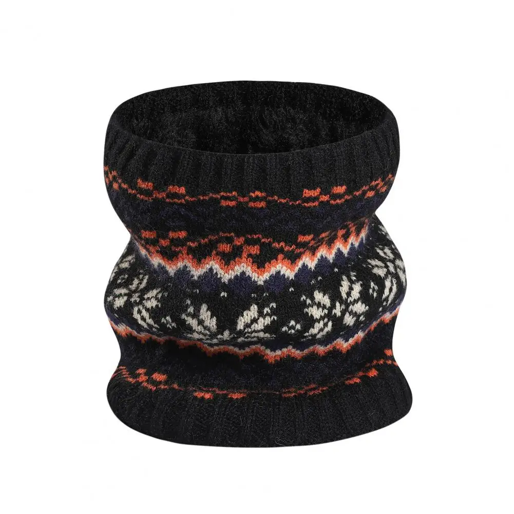 Conjunto de polaina elástica para el cuello, gorro de invierno, bufanda, guantes con decoración de bola de felpa, gorro cálido de punto Unisex, guantes para clima