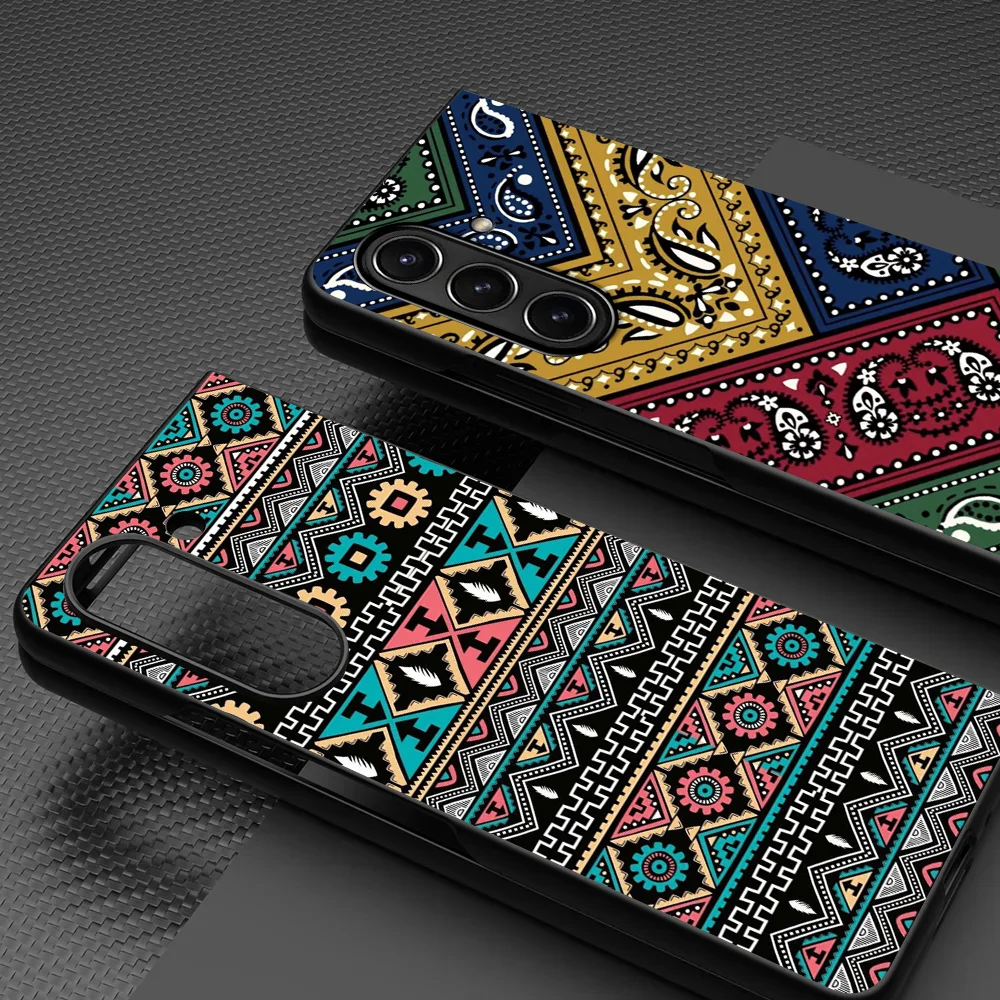 Case for Samsung Galaxy Z Fold 8 Ultra Z Fold 7 ZFold3 ZFold5 ZFold6 ZFold7 ZFold4 Phone Cover Shell Artistic Pattern